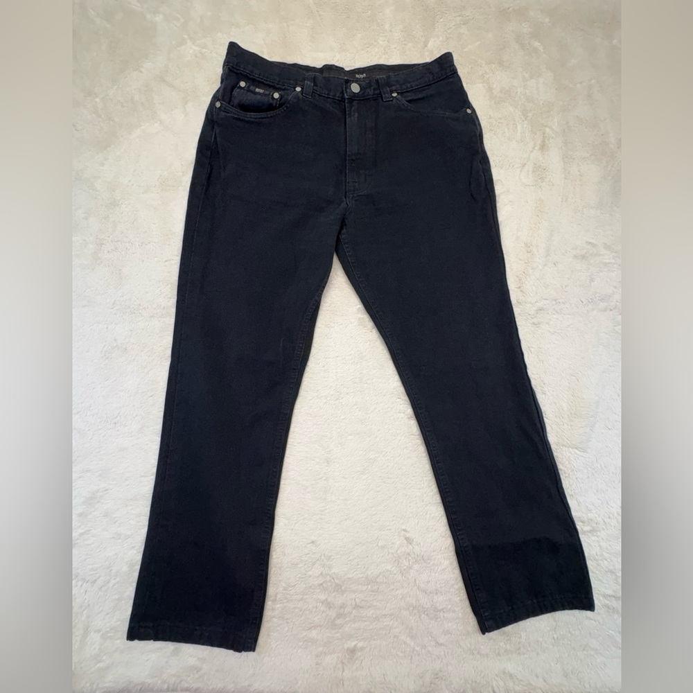Hugo Boss Men's Deep Navy Straight Jeans 36x34